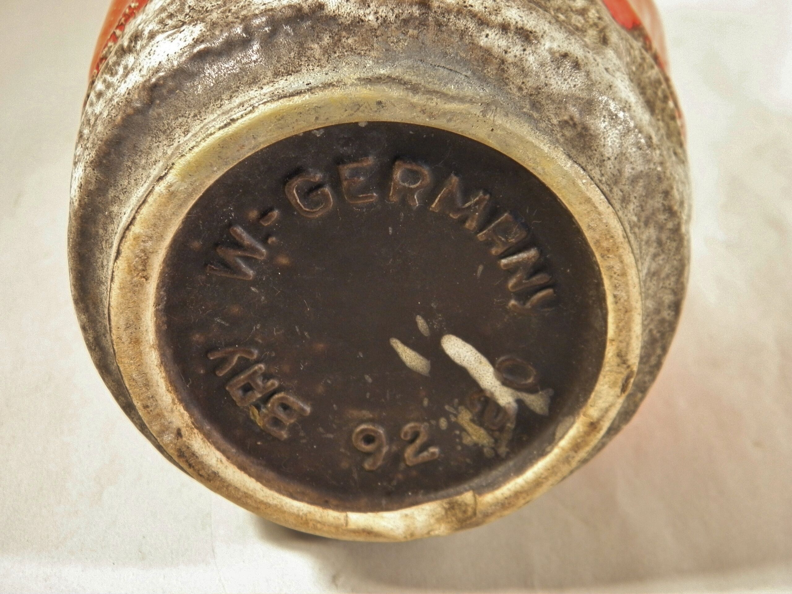 Vase en céramique émaillée années 60