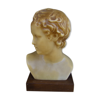 Antique wax bust