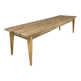 Table de ferme 1950 en pin et chêne massif
