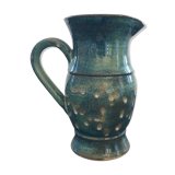Pitcher blue green decoration peas