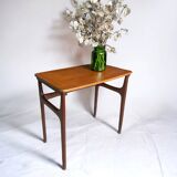 Scandinavian side table in vintage teak Sweden 1960s
