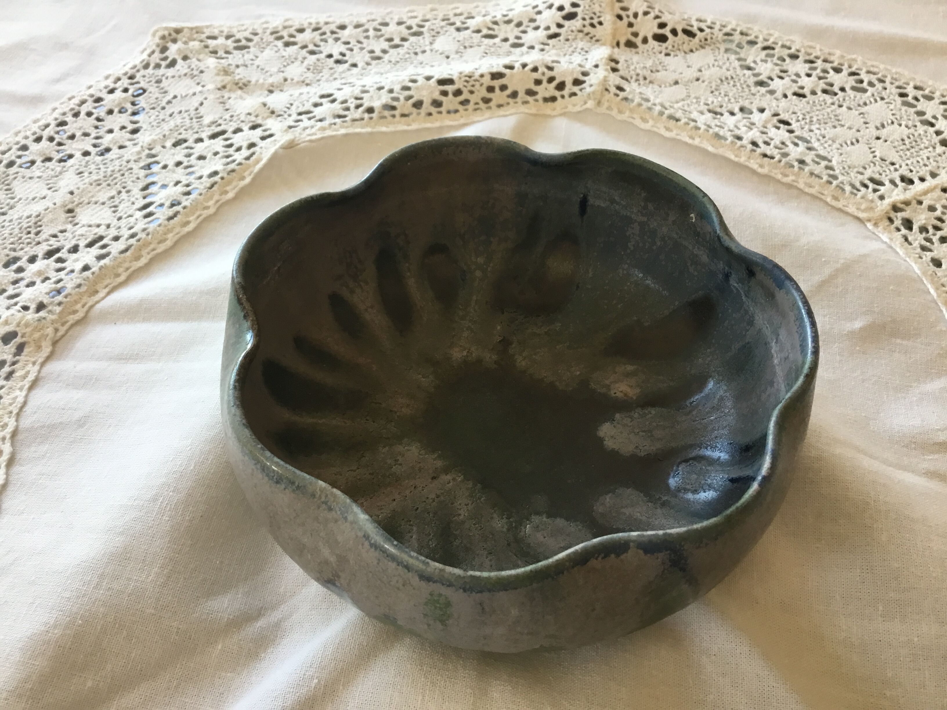 Vide-poche-coupelle grès signed