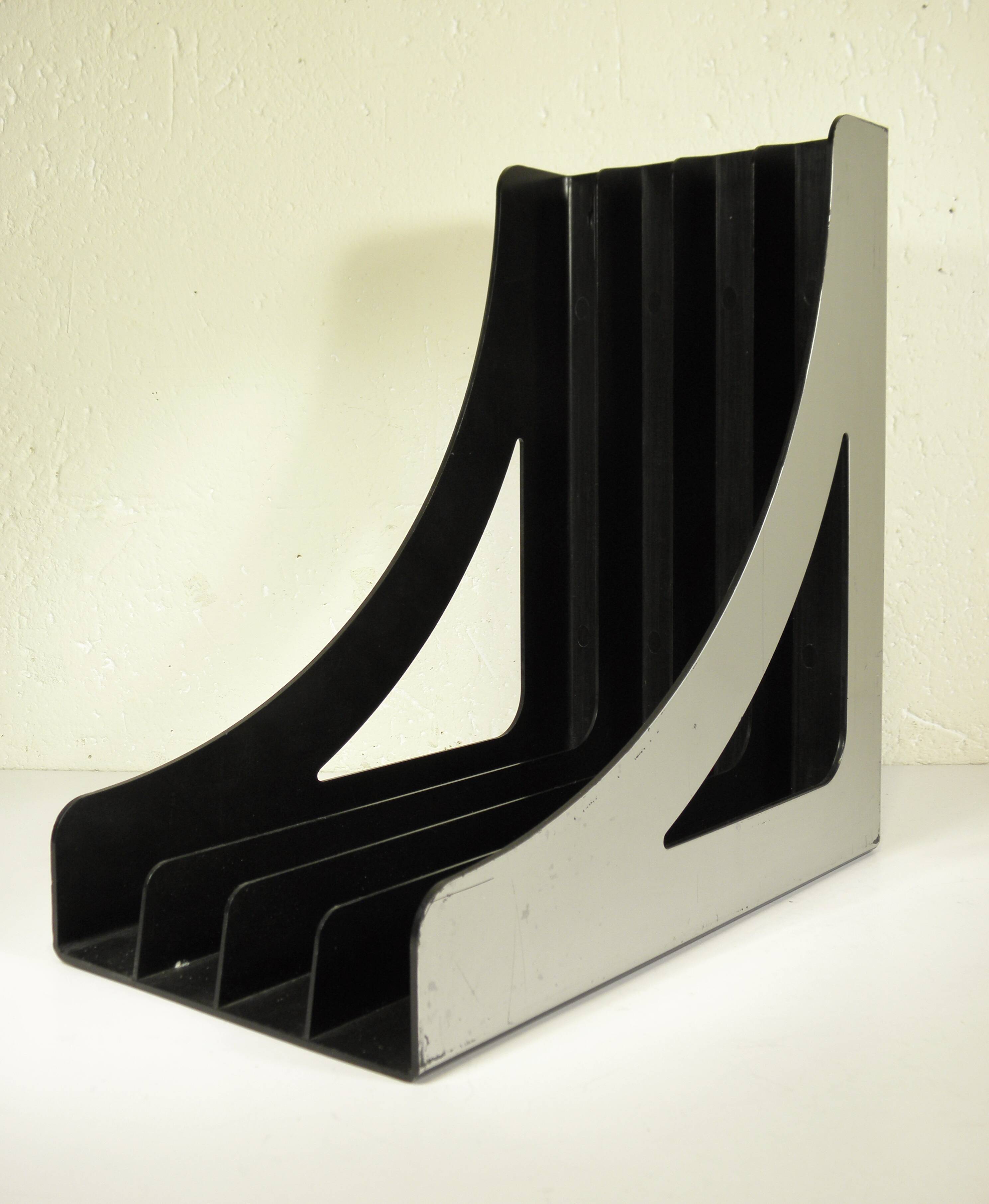 33 rpm vinyl record rack. 1970s design