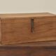 Walnut travel chest