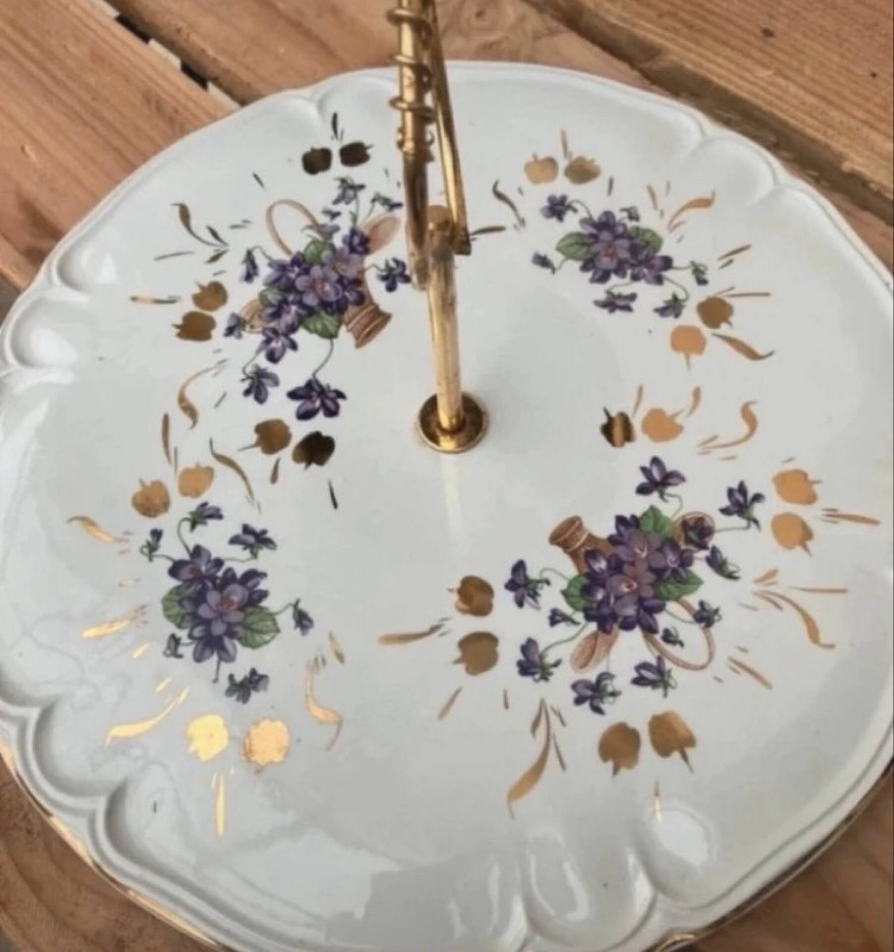 Dessert stand Revolution porcelain manufacture