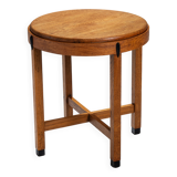 Art Deco Amsterdamse School round sidetable