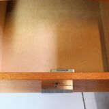 Bureau Boomerang avec pieds triangulaires de Cees Braakman pour Pastoe, design hollandais, années 1950