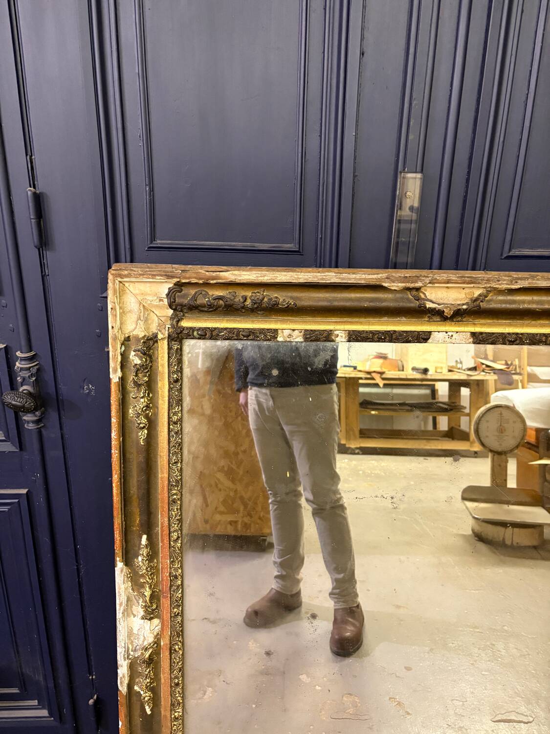 Antique mirror