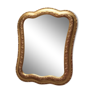 miroir ancien doré en
