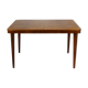 Table à manger à rallonge en noyer de Mier, années 1950