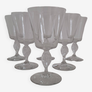 Vintage crystal aperitif glasses