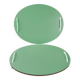 Pair of large vintage 1950s trays