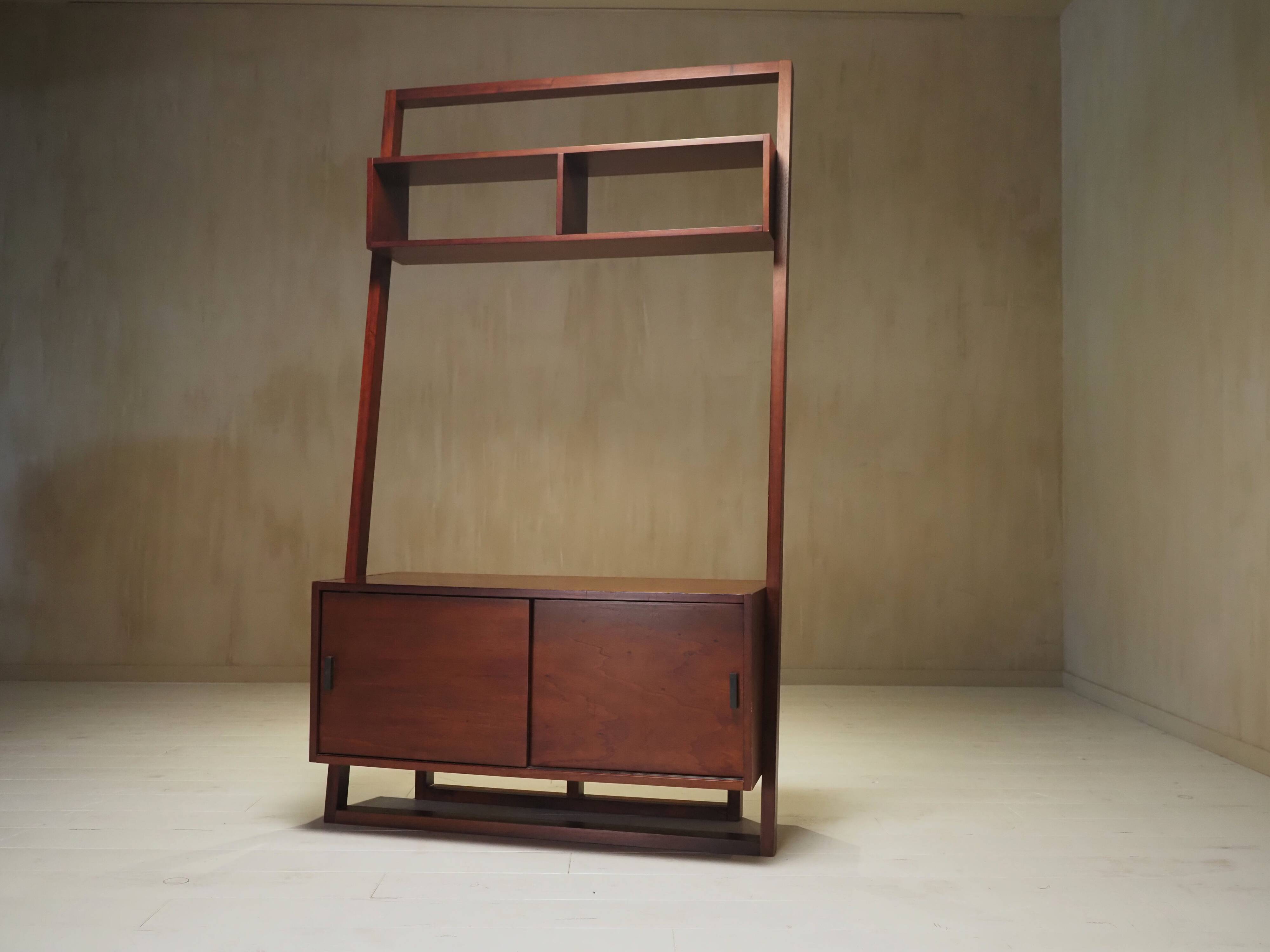 Vintage wardrobe or room divider from the 1970s.