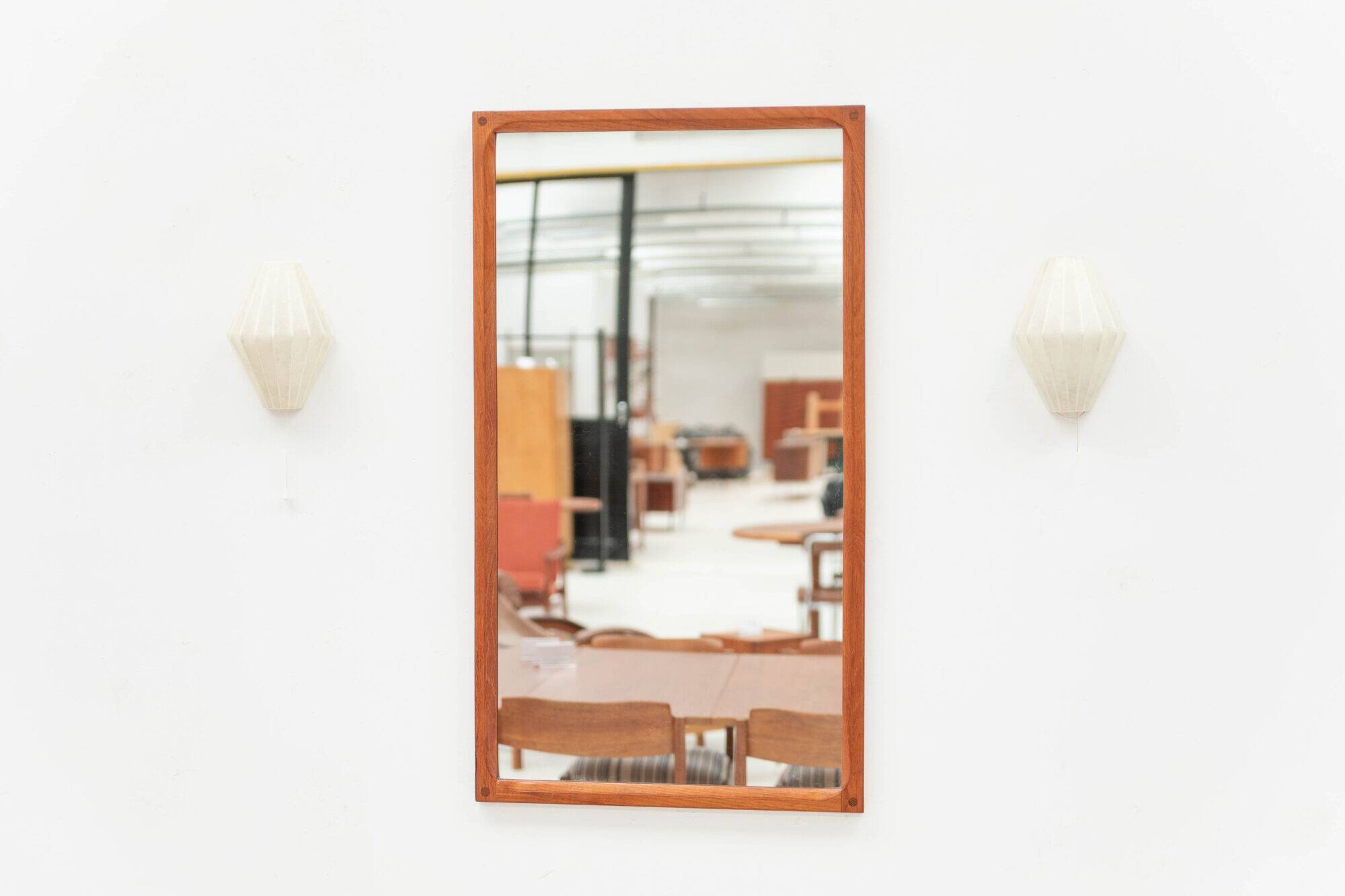 Large mirror by Aksel Kjersgaard
