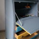 Bureau enfant dos d'âne vintage relooké