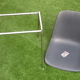 1970s pat. pend dipiplast stackable chair grey shell grained surface