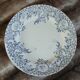 20 mismatched antique flat plates in ironstone