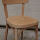 4 chaises baumann vintage en bois brut