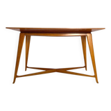 Wooden Coffee Table in the style of Gio Ponti, Italy, 1950s