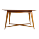 Table basse en bois dans le style de Gio Ponti, Italie, années 1950