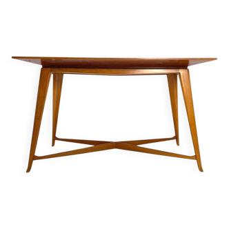 Wooden Coffee Table in the style of Gio Ponti, Italy, 1950s