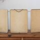 Vintage triptych barber mirror