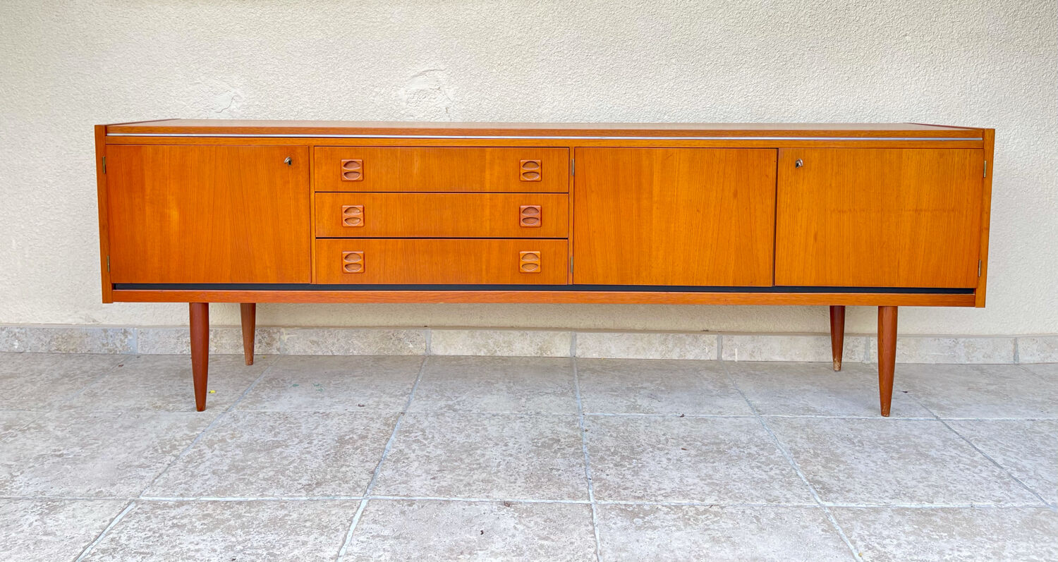 Scandinavian teak row