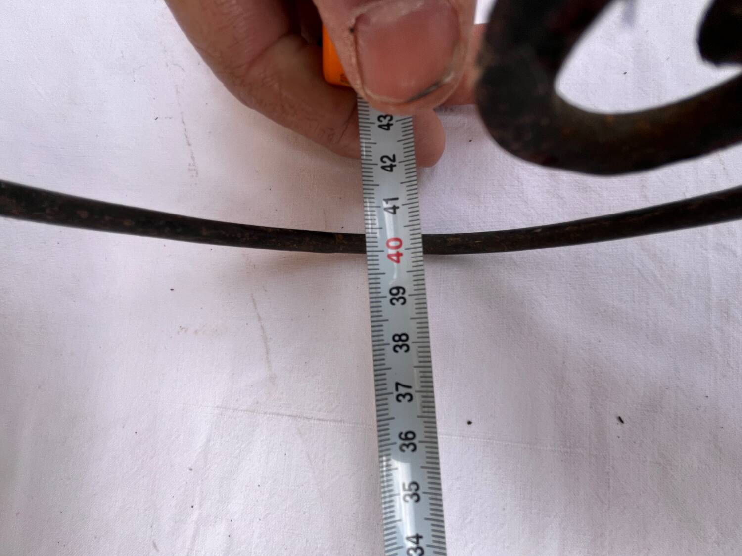 Rattan magazine rack