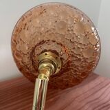 Bubbled glass wall light