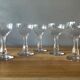 5 champagne flutes in Portieux crystal