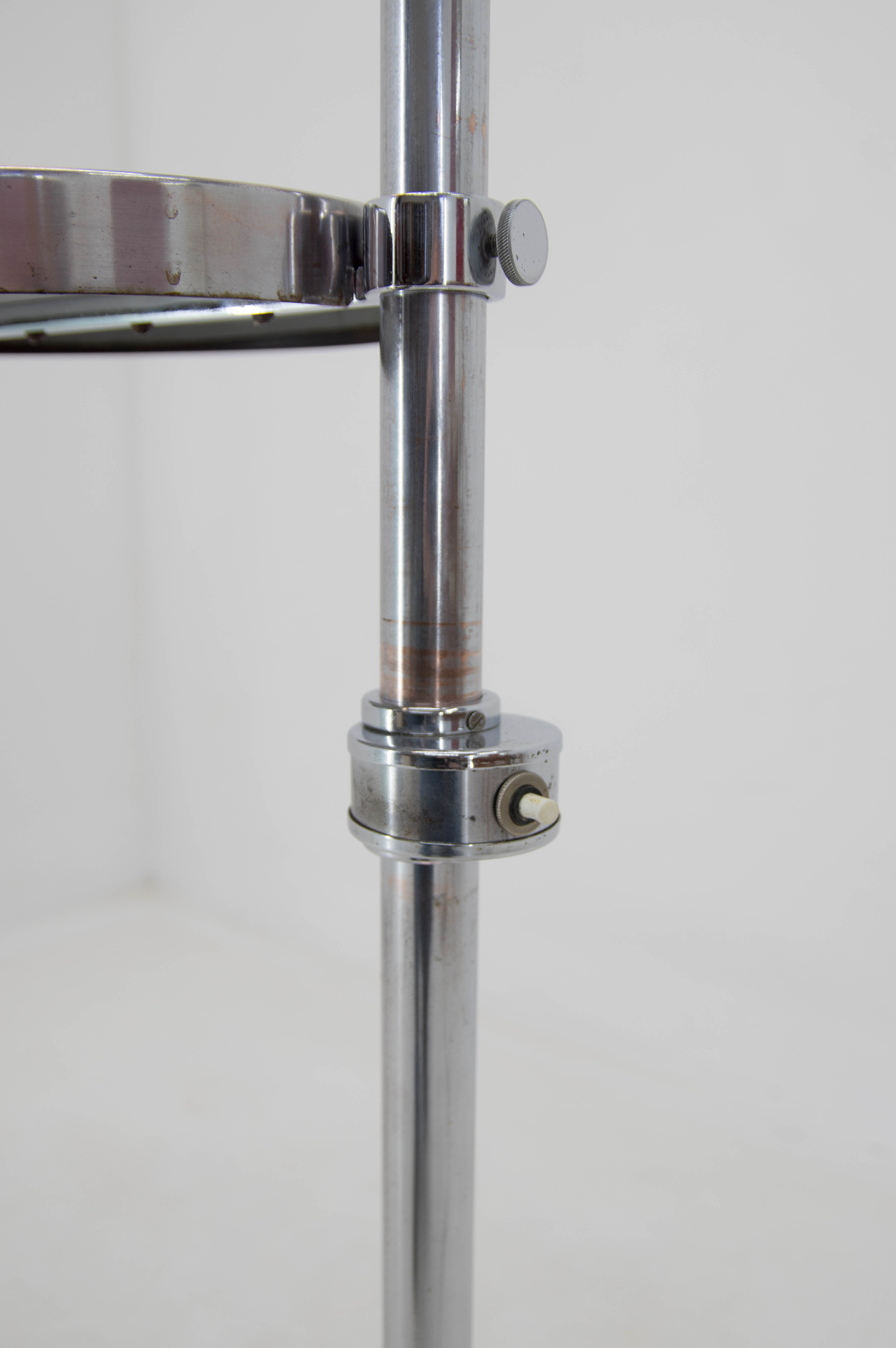 Bauhaus or Functionalist Floor Lamp with Adjustable Height, 1940s