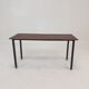Bench in Teak with Brass Feet, Italy, 1950s