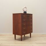 Walnut chest of drawers, Danish design, 1970s, production: Denmark