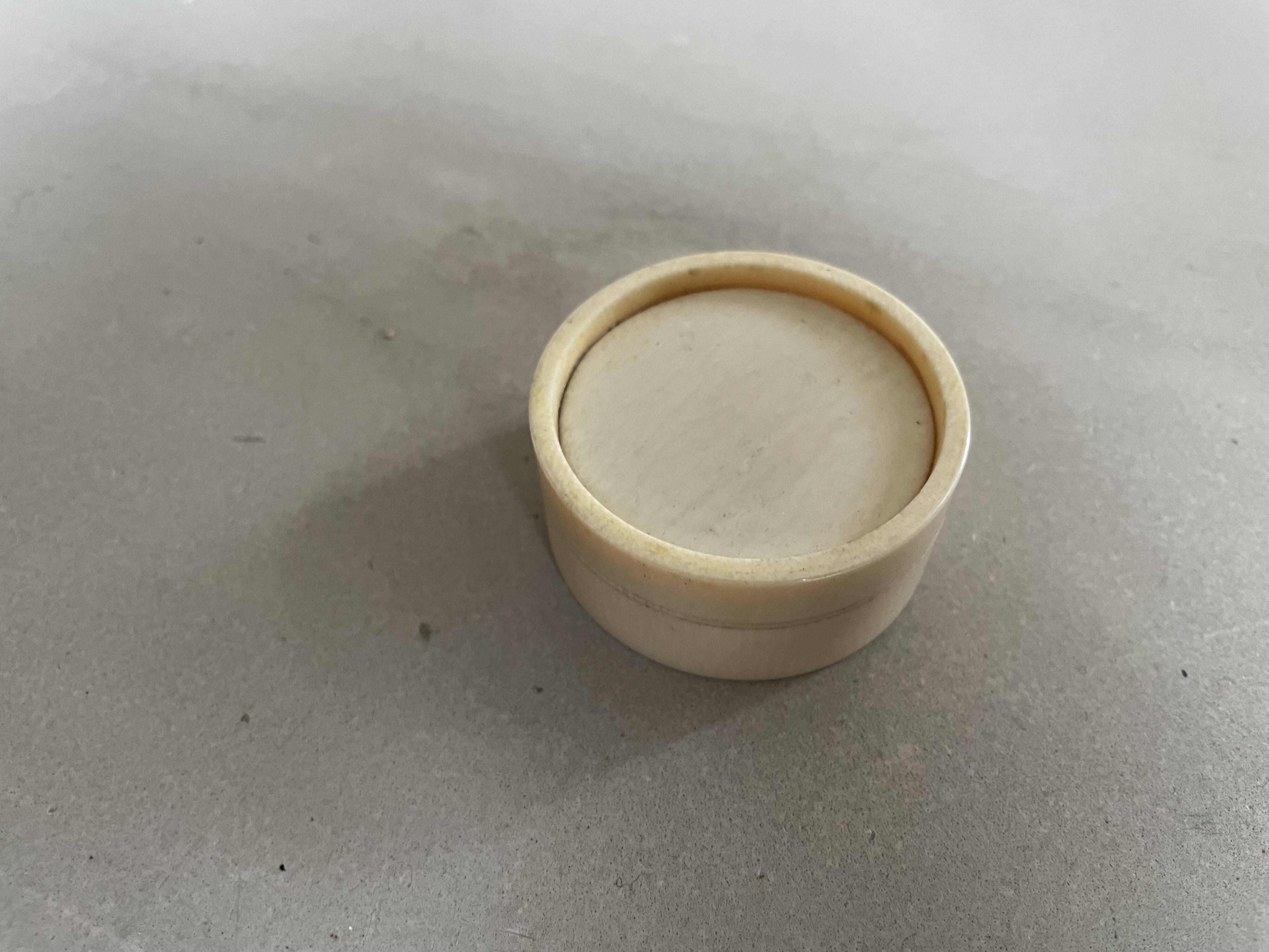 Small old ivory box