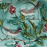 2 old plates in slurry birds Onnaing early twentieth