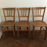 Lot de 3 chaises bistrot