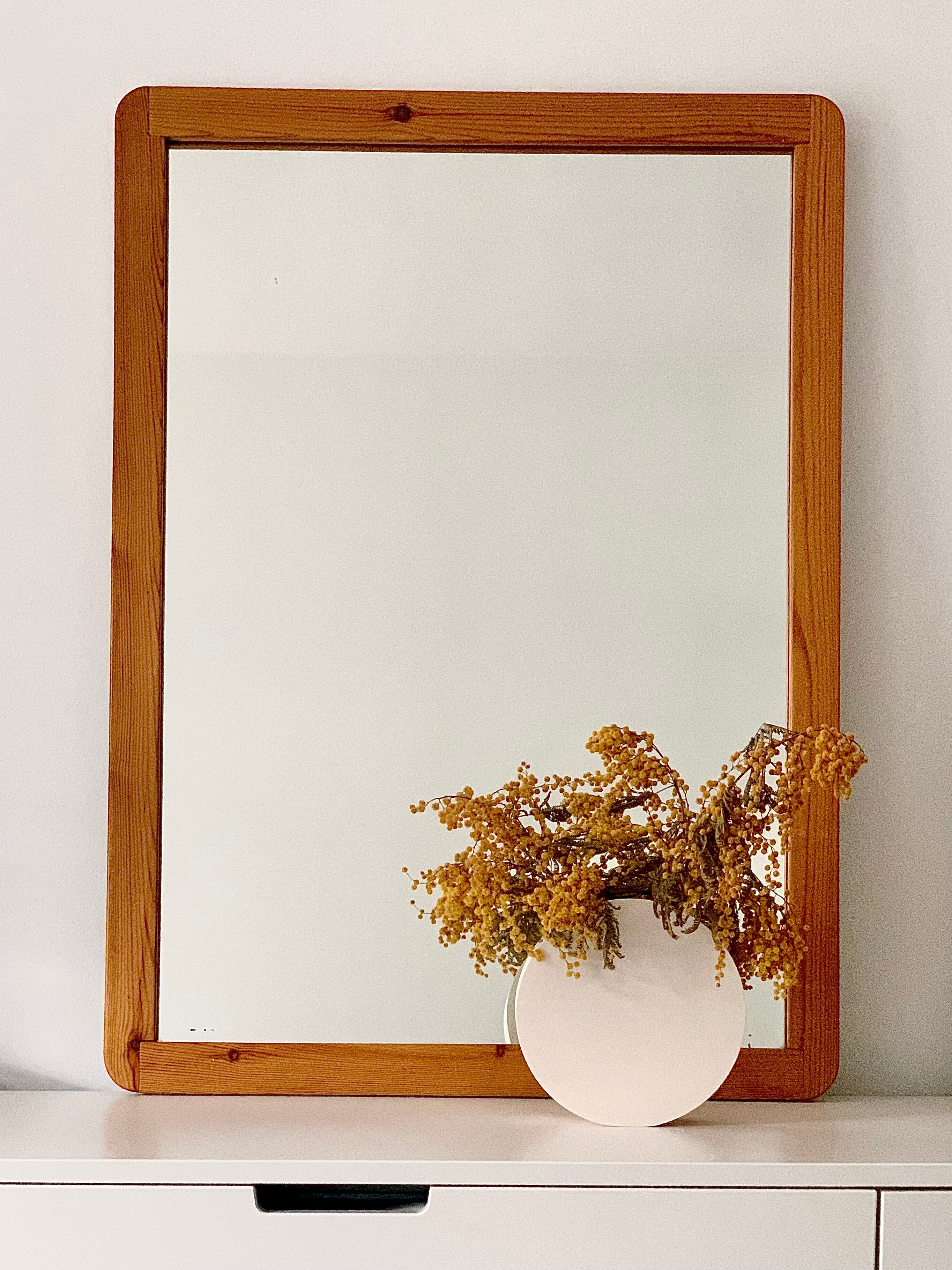 Miroir en bois