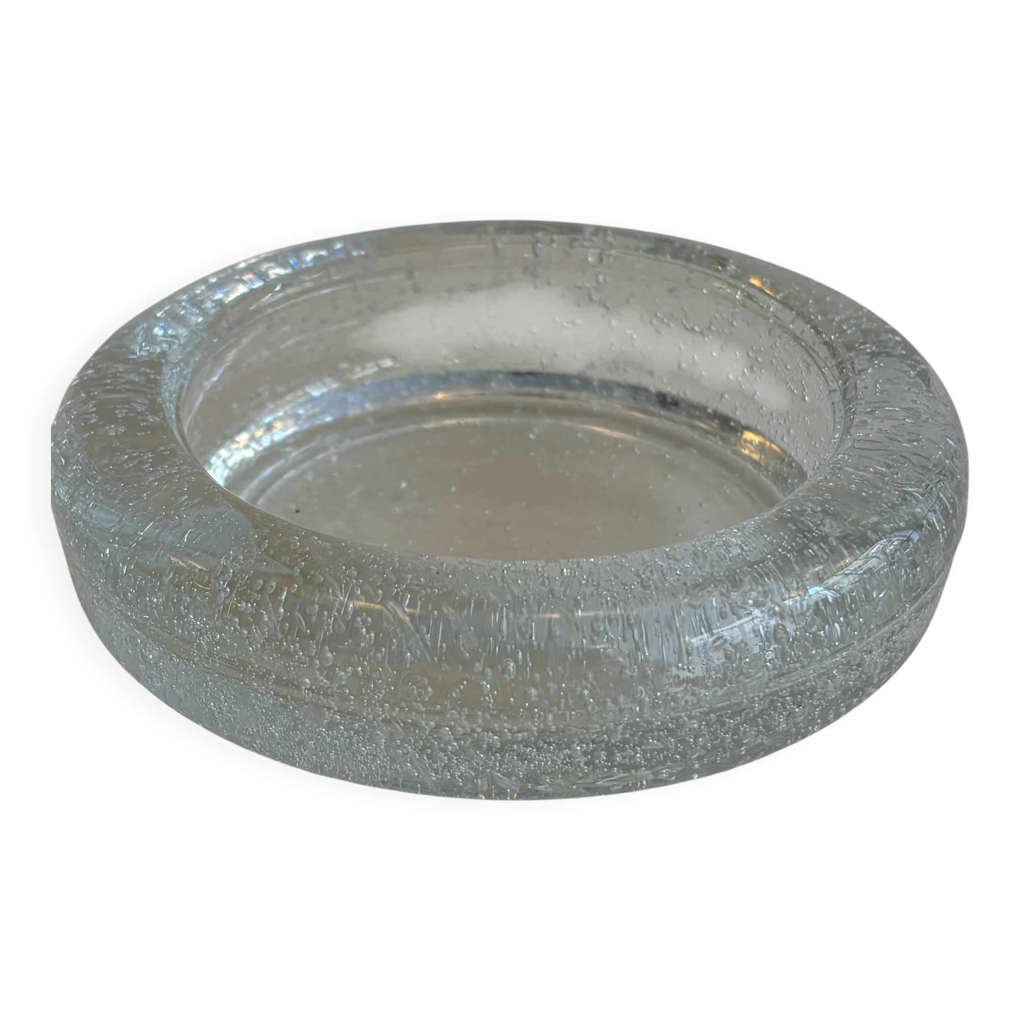 Vintage glass empty pocket