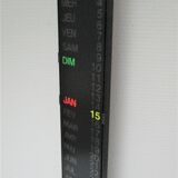 perpetual calendar wall design vintage 80s