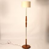 Lamppost in teak and brass 60 years