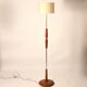 Lamppost in teak and brass 60 years