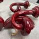 Art Deco ceramic wall lights, adjustable arms