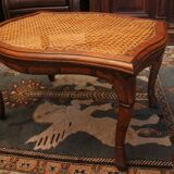 Seating stool styling colonial style solid wood sitting canne late 19th