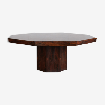 Octagonal dining ore conference table with drawers