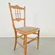 Vintage Chiavari Spool Chair, Italy, 1950s