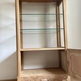Walnut sideboard or display cabinet