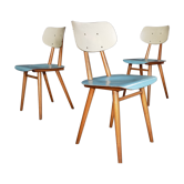 Series of 3 chairs TON 1960