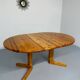 Vintage solid pine table, Scandinavian design by Rainer Daumiller, 1970s