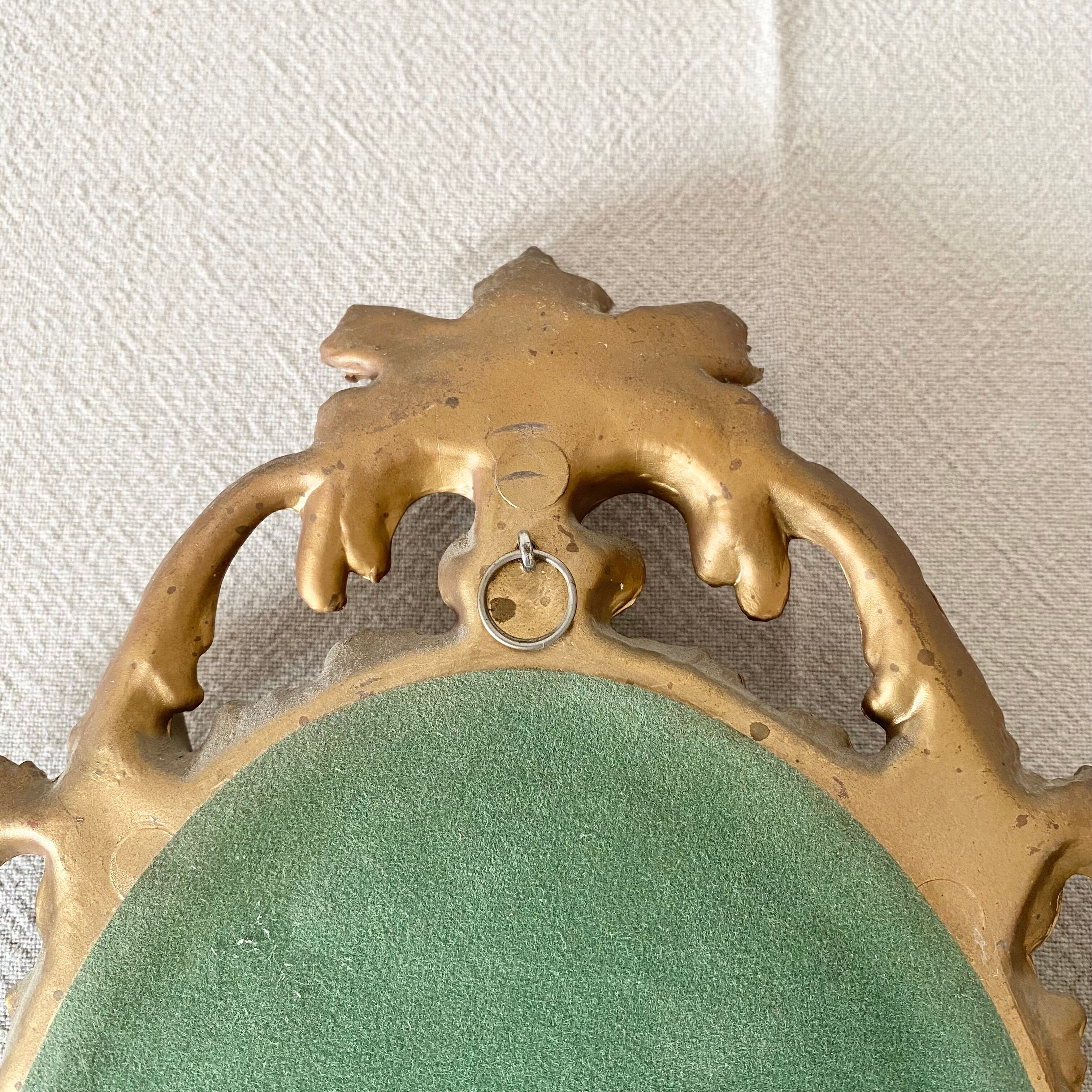 Vintage golden mirror