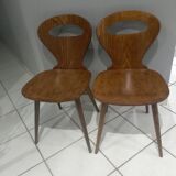 Pair of bistrot chairs Baumann Ant, 1960